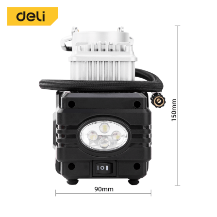 ปั๊มลมโรตารี่ DELI EDL8059-WH-01 36ลิตร/นาที 101PSI 160วัตต์_7